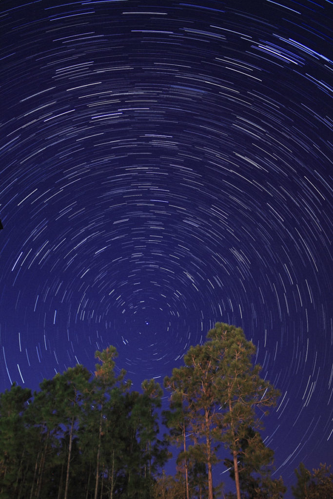 Star Trails Exposure Time of 30 Minutes