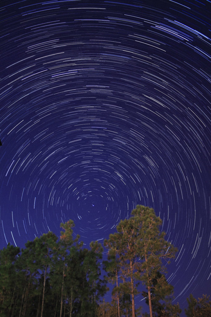 Star Trails Exposure Time of 40 Minutes