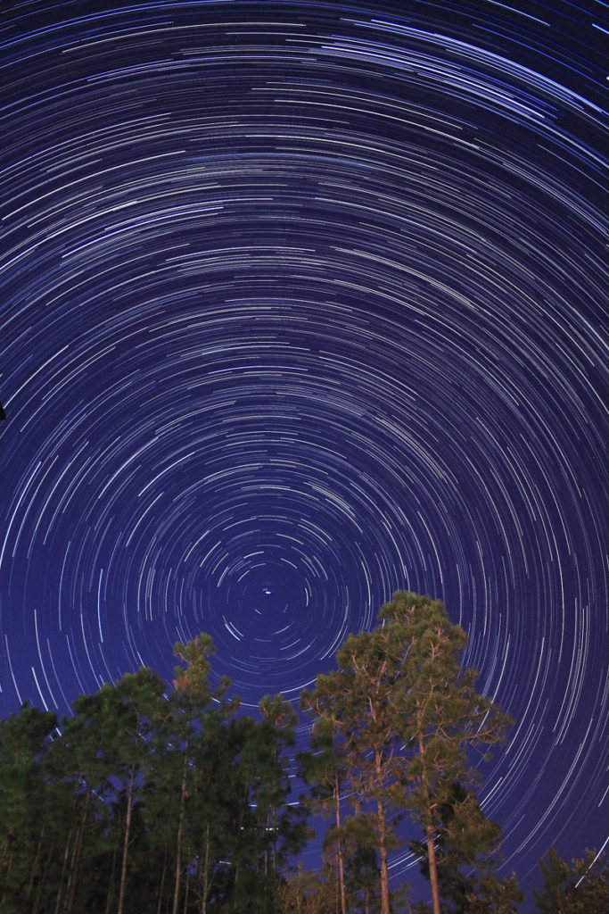 Star Trails Exposure Time of 90 Minutes