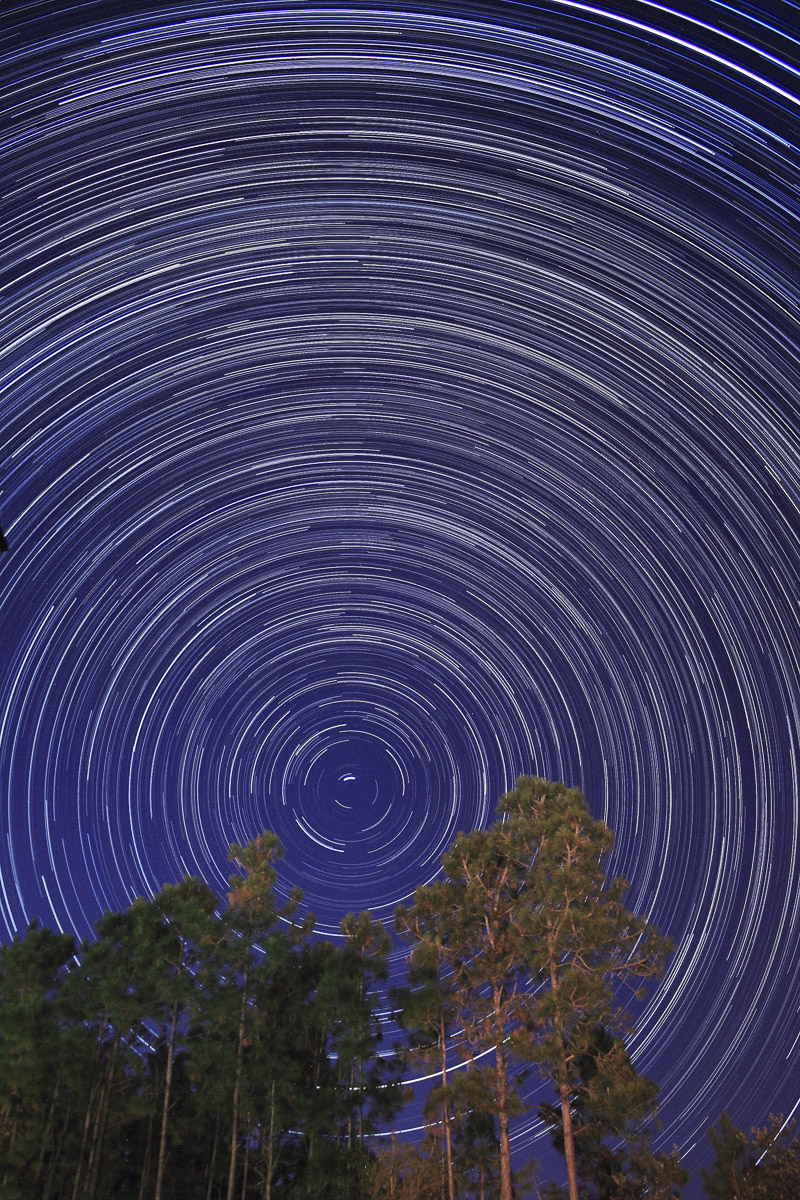 Star Trails Exposure Time of 180 Minutes