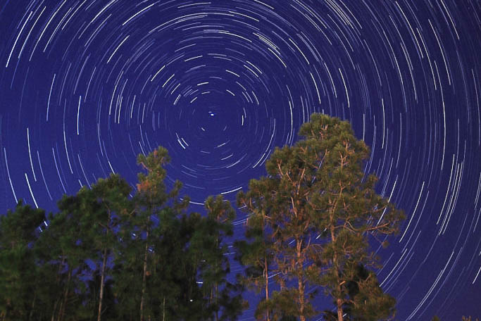 star trails exposure time 60 minutes