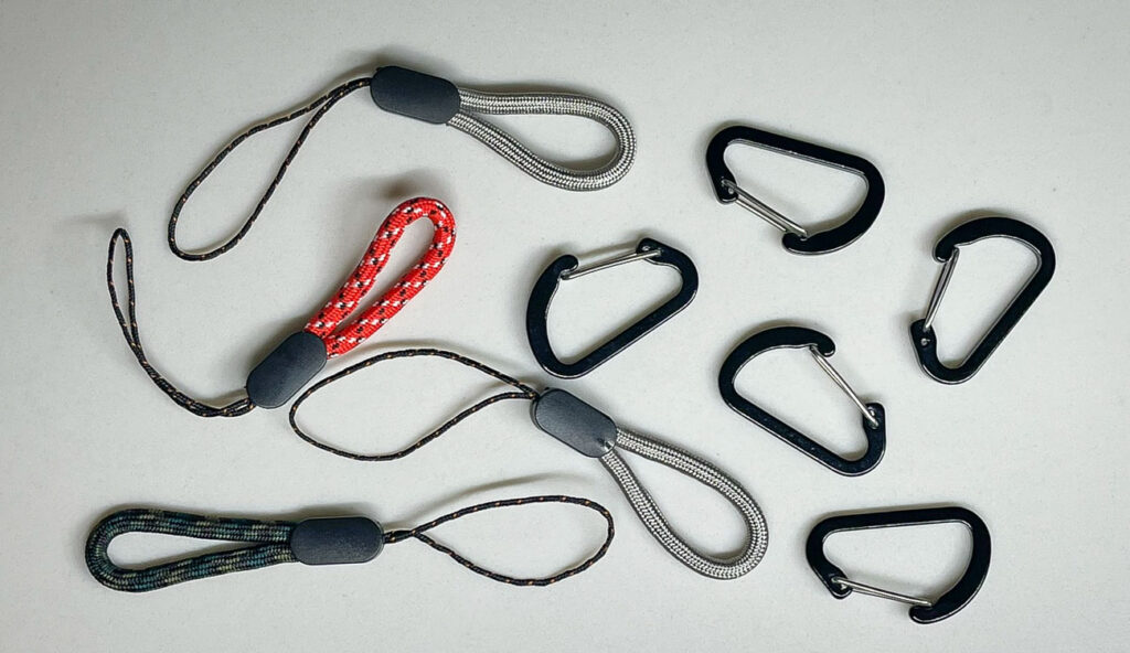 Mini Carabiners and Finger Lanyards